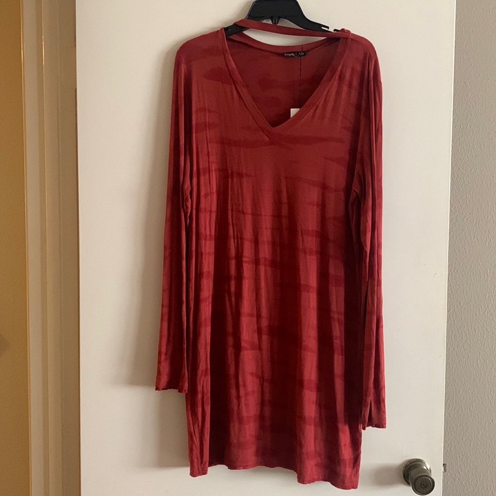 Gypsy Red Tiger print dress/tunic